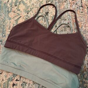 Women's Lululemon Flow Y Bra - set of 2 size 12
